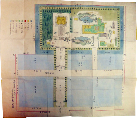 下野国足利学校絵図面（しもつけのくにあしかががっこうえずめん）