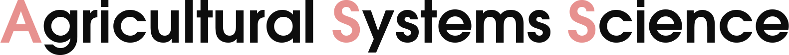 Agricultural Systems Science