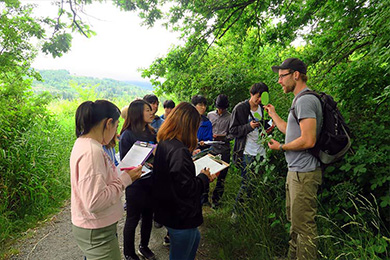 Plant Scienceの授業の様子