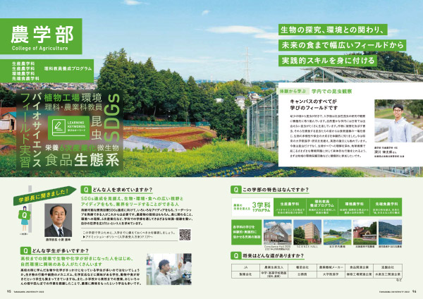 学部学科案内パンフレット