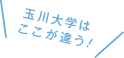 玉川大学はここが違う