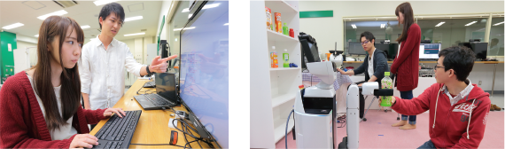 ロボットを制御する人工知能のプログラミングなどを行う