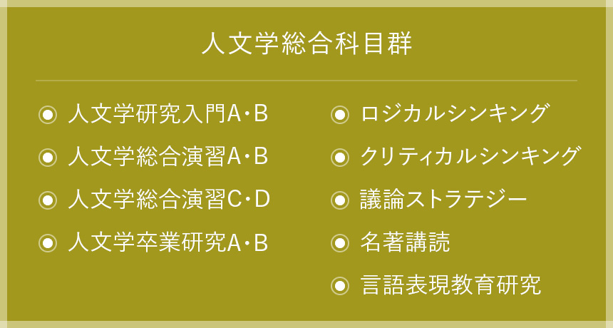 人文学総合科目群